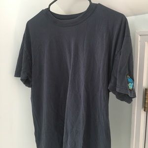 navy butterfly t